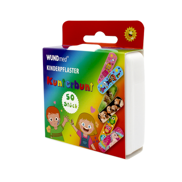 Kinderpflaster-Box Kunterbunt