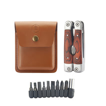 Multitool mit Ledertasche
