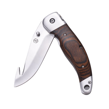 Jagdmesser mit Ledertasche