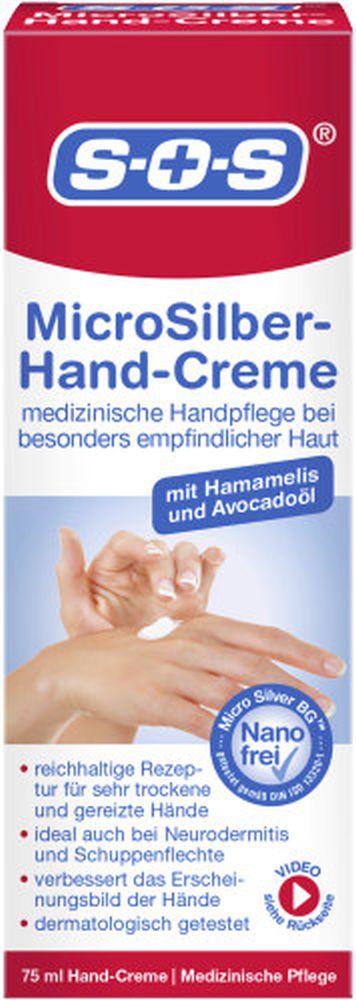 sos microsilber handcreme 75ml Tube