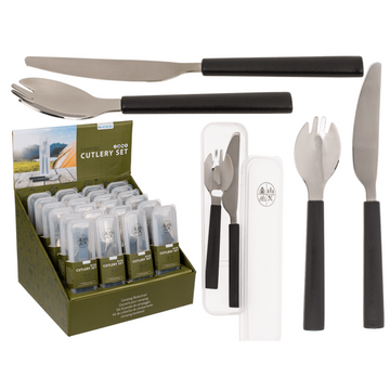 Camping Besteckset, 2-teiliges Set,