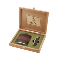 Geschenkset Jagdmesser + Flachmann