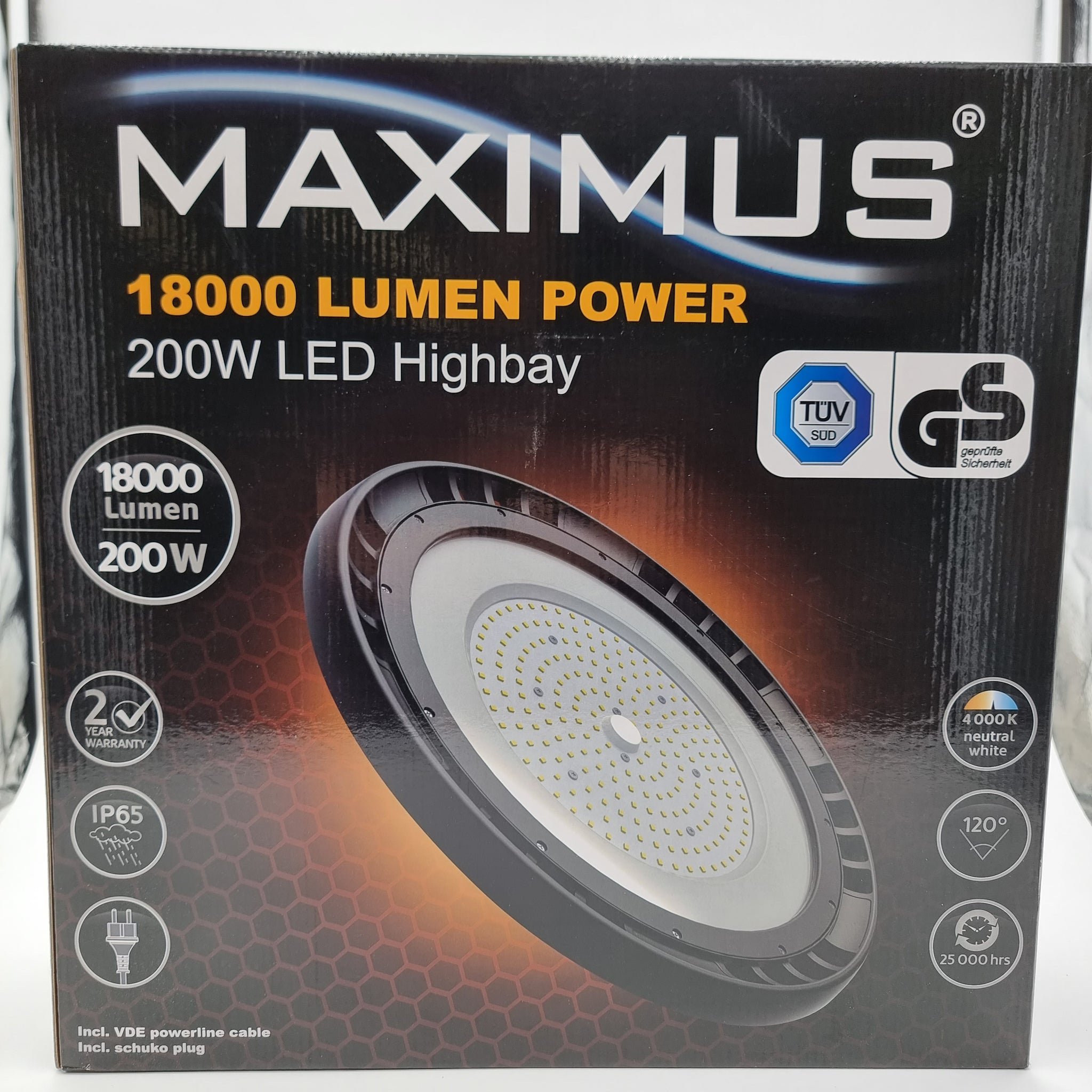 Maximus 18.000 Lumen 200W LED Highbay