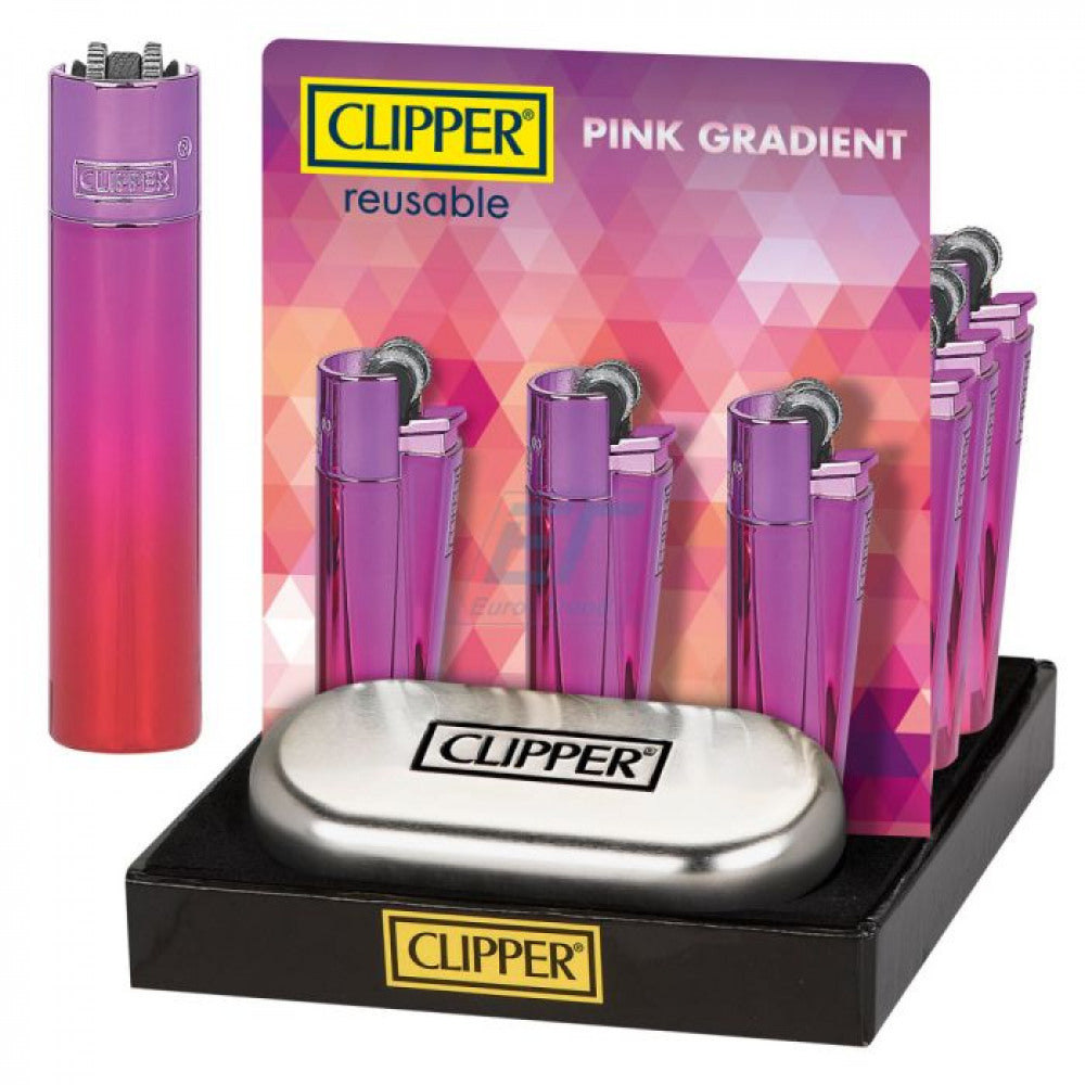 Clipper Classic Metal Large Pink Icy