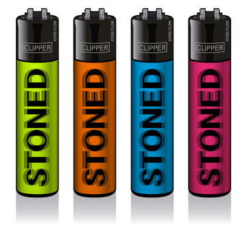Clipper Classic Large Stoned Blurry Fluo
