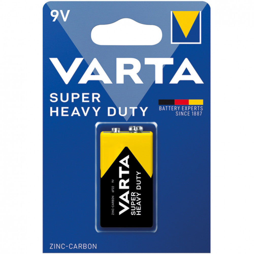 Batterie VARTA Super Heavy Duty 9 Volt 1er